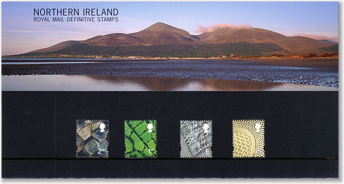 2001 GB - PP D53 - N. Ireland First Pictorial Definitive Pres Pk